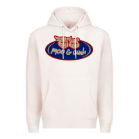 Pale Pink Moo and Oink Chicago Premium Hoodie - longCreatives