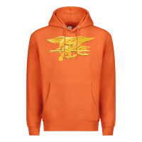 Carrot Navy Seals badge Premium Hoodie - longCreatives