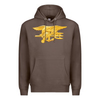 Coffee Navy Seals badge Premium Hoodie - longCreatives