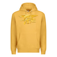 Mustard Navy Seals badge Premium Hoodie - longCreatives