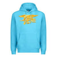 Ocean Blue Navy Seals badge Premium Hoodie - longCreatives