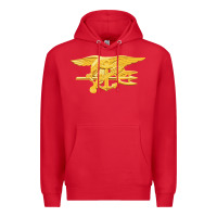 Red Navy Seals badge Premium Hoodie - longCreatives