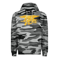 Slate Camo Navy Seals badge Premium Hoodie - longCreatives