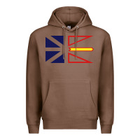 Chestnut Newfoundland and Labrador Flag - 3 Color Premium Hoodie - longCreatives