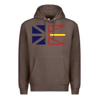 Coffee Newfoundland and Labrador Flag - 3 Color Premium Hoodie - longCreatives