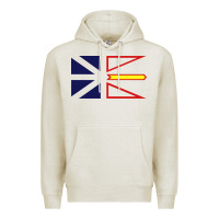 Oatmeal Heather Newfoundland and Labrador Flag - 3 Color Premium Hoodie - longCreatives
