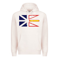 Pale Pink Newfoundland and Labrador Flag - 3 Color Premium Hoodie - longCreatives