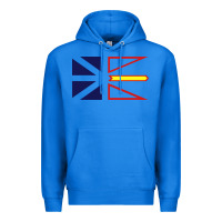 True Royal Newfoundland and Labrador Flag - 3 Color Premium Hoodie - longCreatives