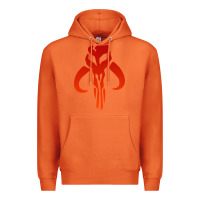 Carrot Mando Mythosaur Skull Sticker Premium Hoodie - longCreatives