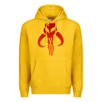 Lemon Mando Mythosaur Skull Sticker Premium Hoodie - longCreatives