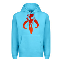 Mando Mythosaur Skull Sticker Premium Hoodie | Teevron