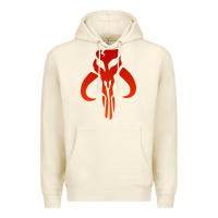 Sandshell Mando Mythosaur Skull Sticker Premium Hoodie - longCreatives