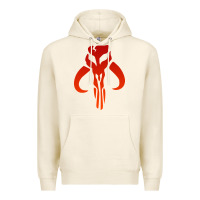 Tofu Mando Mythosaur Skull Sticker Premium Hoodie - longCreatives