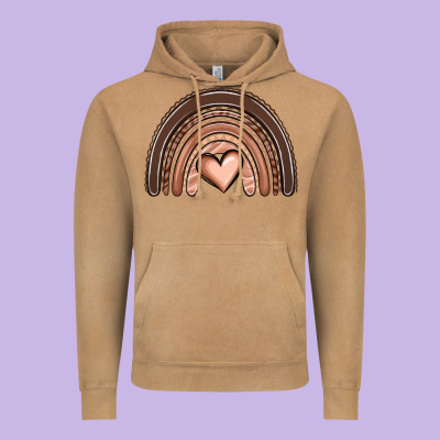 Melanin Rainbow Vintage Hoodie Designed By Oliviacreatesart