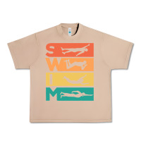 Burro Retro Vintage Swimming Gift For Swimmers Urban Heavy Tee - longCreatives