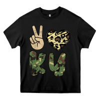 Black Peace Love Heavy Core Tee - Bettercallsaul