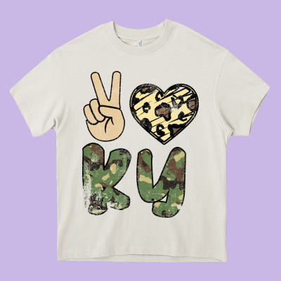 Peace Love Heavy Core Tee Designed By Bettercallsaul