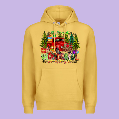 It's The Most Wonderful Time Of The Year Premium Hoodie Designed By Cowhidedigitalart