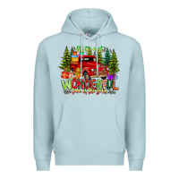 Blue Mist it's The Most Wonderful Time of the year Premium Hoodie - CowhideDigitalArt