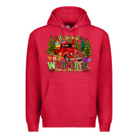 Cardinal it's The Most Wonderful Time of the year Premium Hoodie - CowhideDigitalArt