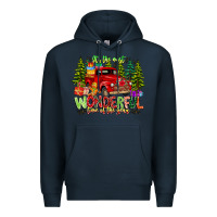 Navy it's The Most Wonderful Time of the year Premium Hoodie - CowhideDigitalArt