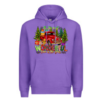 Purple it's The Most Wonderful Time of the year Premium Hoodie - CowhideDigitalArt