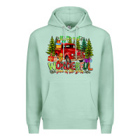 Seafoam it's The Most Wonderful Time of the year Premium Hoodie - CowhideDigitalArt