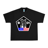 Black 9-11 We Will Never Forget Urban Heavy Tee - longCreatives