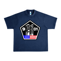 Navy 9-11 We Will Never Forget Urban Heavy Tee - longCreatives