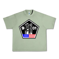 Oil Green 9-11 We Will Never Forget Urban Heavy Tee - longCreatives