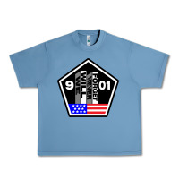 Pebble Blue 9-11 We Will Never Forget Urban Heavy Tee - longCreatives