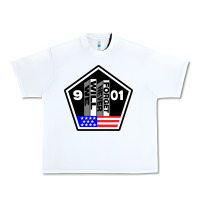White 9-11 We Will Never Forget Urban Heavy Tee - longCreatives