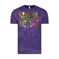 Cloud Purple Pour me something mister Marri Gras Vintage Tee - HowdyJamesFarm