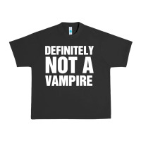 Pigment Black Definitely Not A Vampire merch Urban Heavy Tee - longCreatives