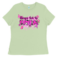 Matcha Stronger than the storm Cancer Awareness Ladies Tee - HowdyJamesFarm
