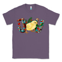 Lavender Christmas Joy With Chick Classic Tee - RanaPortraitStore