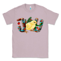 Lilac Christmas Joy With Chick Classic Tee - RanaPortraitStore