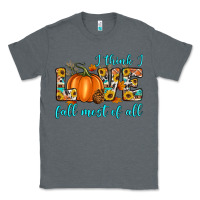 Charcoal Heather i think i love fall most of all Classic Tee - Artiststas