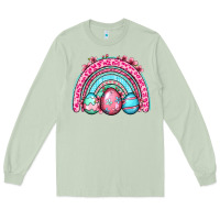 Matcha Easter eggs rainbow Long Sleeve Tee - OliviaCreatesArt