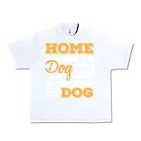 White dog t  shirt home is where the dog hair stick funny  gift t  shirt Urban Heavy Tee - longCreatives