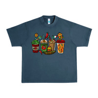 Midnight Navy Mexican coffee cups Mexico Urban Heavy Tee - HowdyJamesFarm