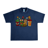 Navy Mexican coffee cups Mexico Urban Heavy Tee - HowdyJamesFarm