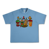 Pebble Blue Mexican coffee cups Mexico Urban Heavy Tee - HowdyJamesFarm