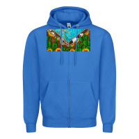 True Royal cactus sunflower cowhide and turquoise license plate Zipper Hoodie - Artiststas