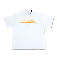 White The Curse of Oak Island Comfortable Short Sleeve Urban Heavy Tee - longCreatives