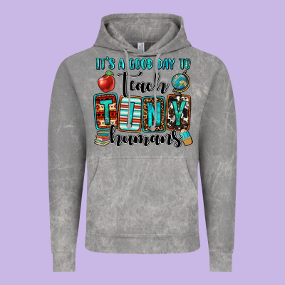 It's A Good Day To Teach Tiny Humans Vintage Hoodie Designed By Oliviacreatesart