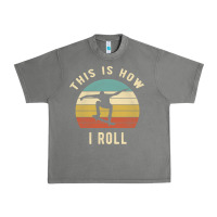 Tornado Skater - This Is How I Roll Retro Skateboard Gift Urban Heavy Tee - longCreatives