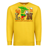 Lemon lpn juneteenth licensed practical nurse Premium Sweatshirt - AdoDesignShop