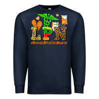Navy lpn juneteenth licensed practical nurse Premium Sweatshirt - AdoDesignShop