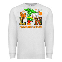Oatmeal Heather lpn juneteenth licensed practical nurse Premium Sweatshirt - AdoDesignShop